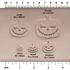 Halloween Jack - o - Lantern Pumpkin Stamps - Style 2 | Buy Online from The Home Crafters