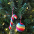 Handmade Felt Decoration - Rainbow Bauble