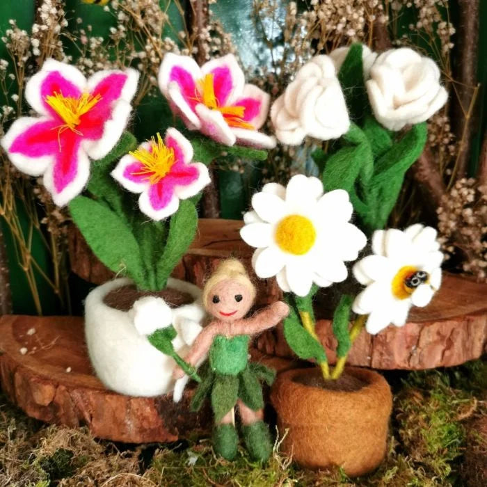 Handmade Felt Trixy the Garden Fairy Hanging Decoration