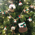 Handmade Felt Decoration - Christmas Pudding Bauble