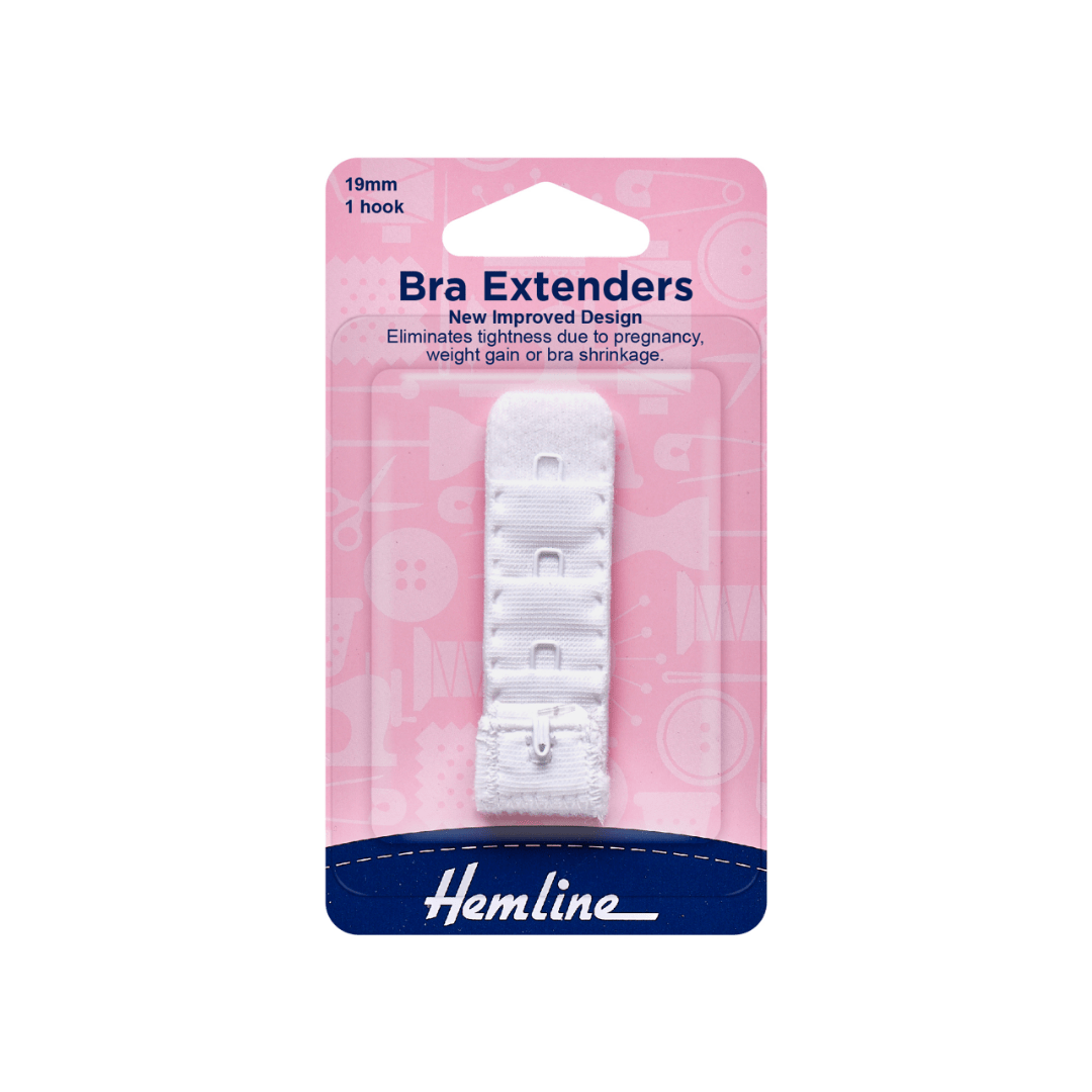 Hemline Bra Back Extender - choice of colour & size | Buy Online from The Home Crafters