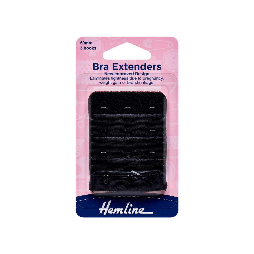 Hemline Bra Back Extender - choice of colour & size | Buy Online from The Home Crafters
