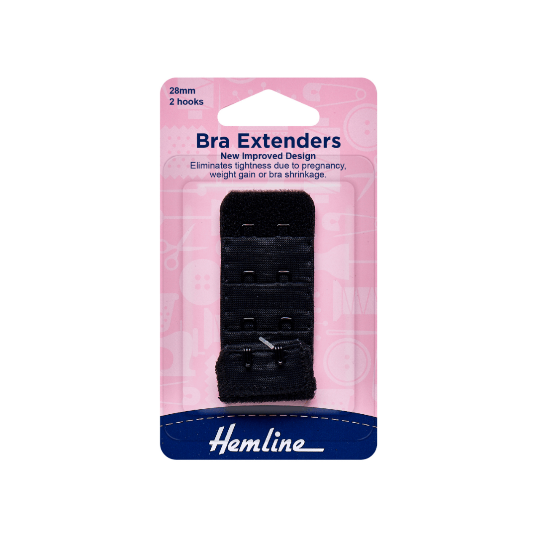 Hemline Bra Back Extender - choice of colour & size | Buy Online from The Home Crafters