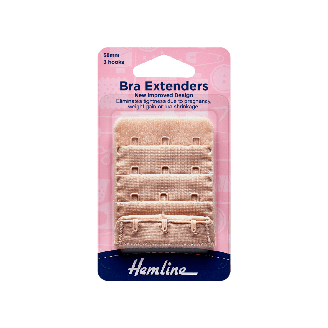 Hemline Bra Back Extender - choice of colour & size | Buy Online from The Home Crafters
