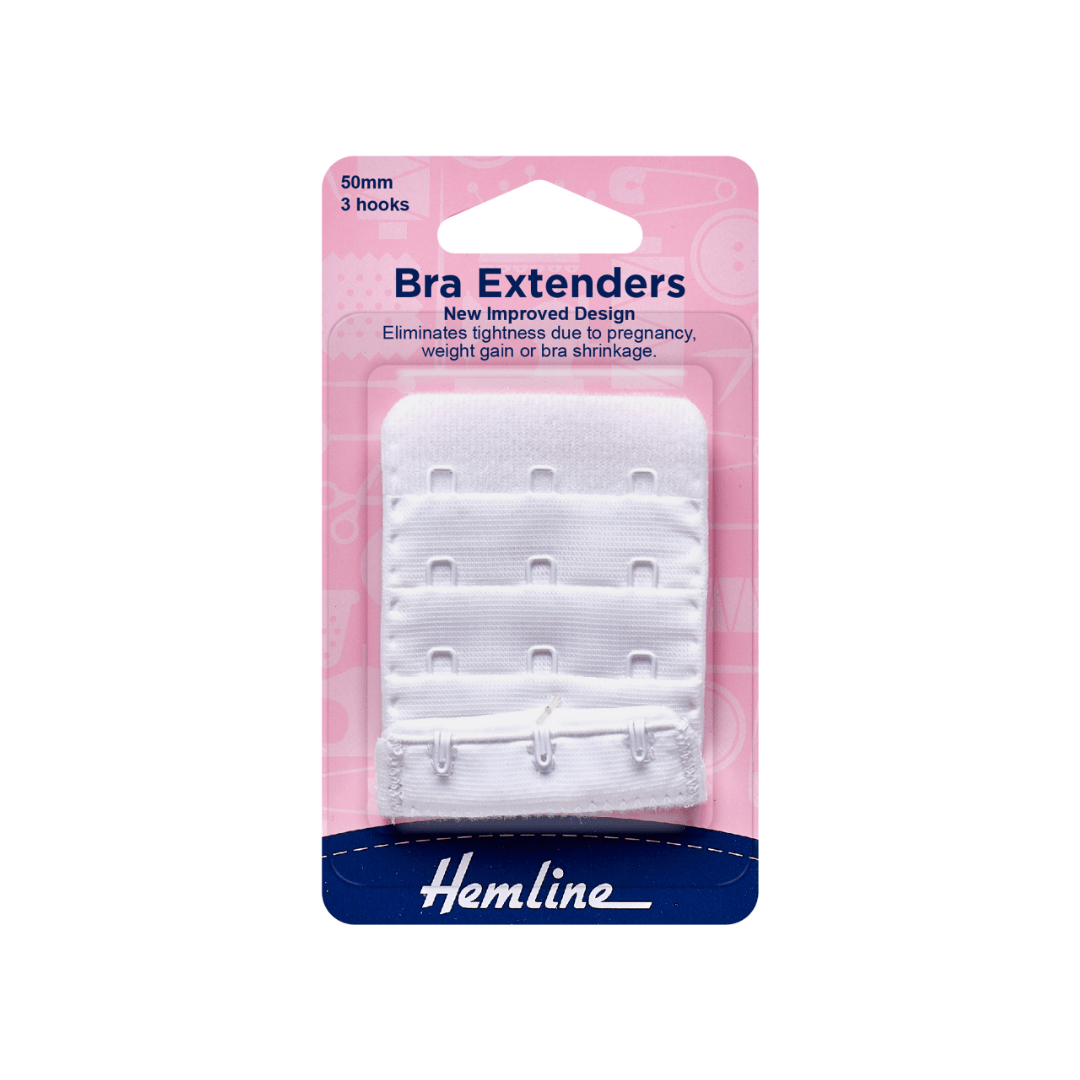 Hemline Bra Back Extender - choice of colour & size | Buy Online from The Home Crafters