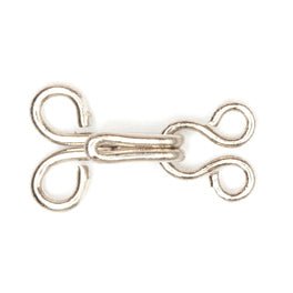 Hemline Hooks & Eyes: Nickel Coated - various sizes | Buy Online from The Home Crafters