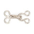 Hemline Hooks & Eyes: Nickel Coated - various sizes | Buy Online from The Home Crafters