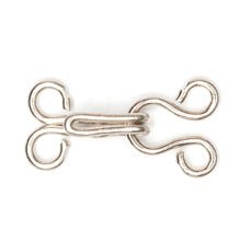 Hemline Hooks & Eyes: Nickel Coated - various sizes | Buy Online from The Home Crafters
