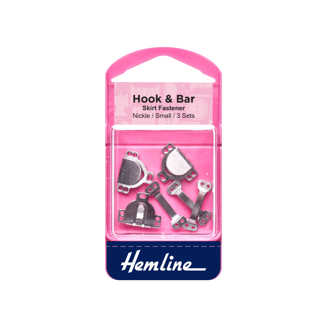 Hemline Skirt / Trouser Hook & Bar Fastenings - Small | Buy Online from The Home Crafters