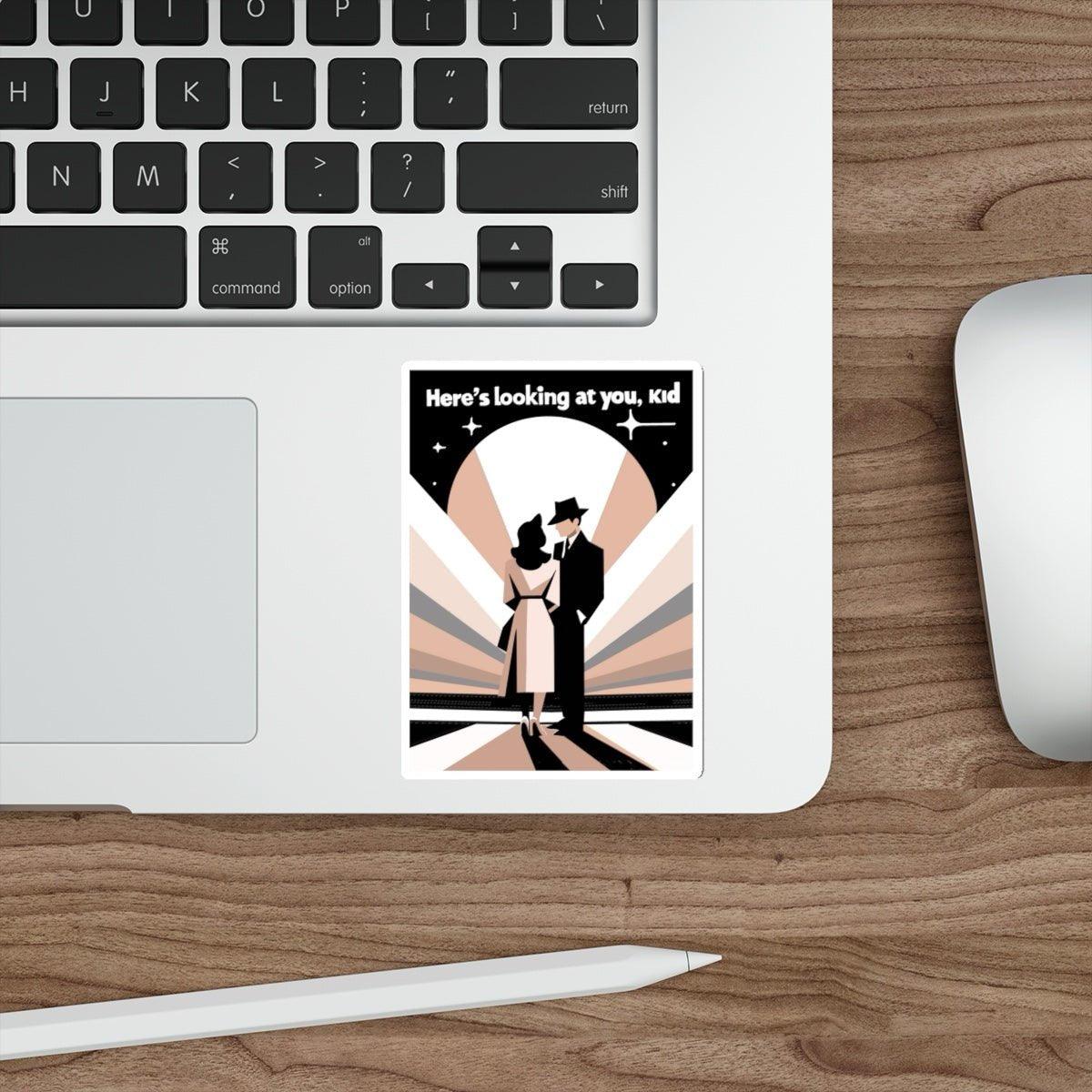 Here’s Looking at You Kid Sticker | Vintage Movie Quote | Buy Online from The Home Crafters
