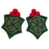 Needle Felt Holly Leaves - 2pc | Buy Online from The Home Crafters