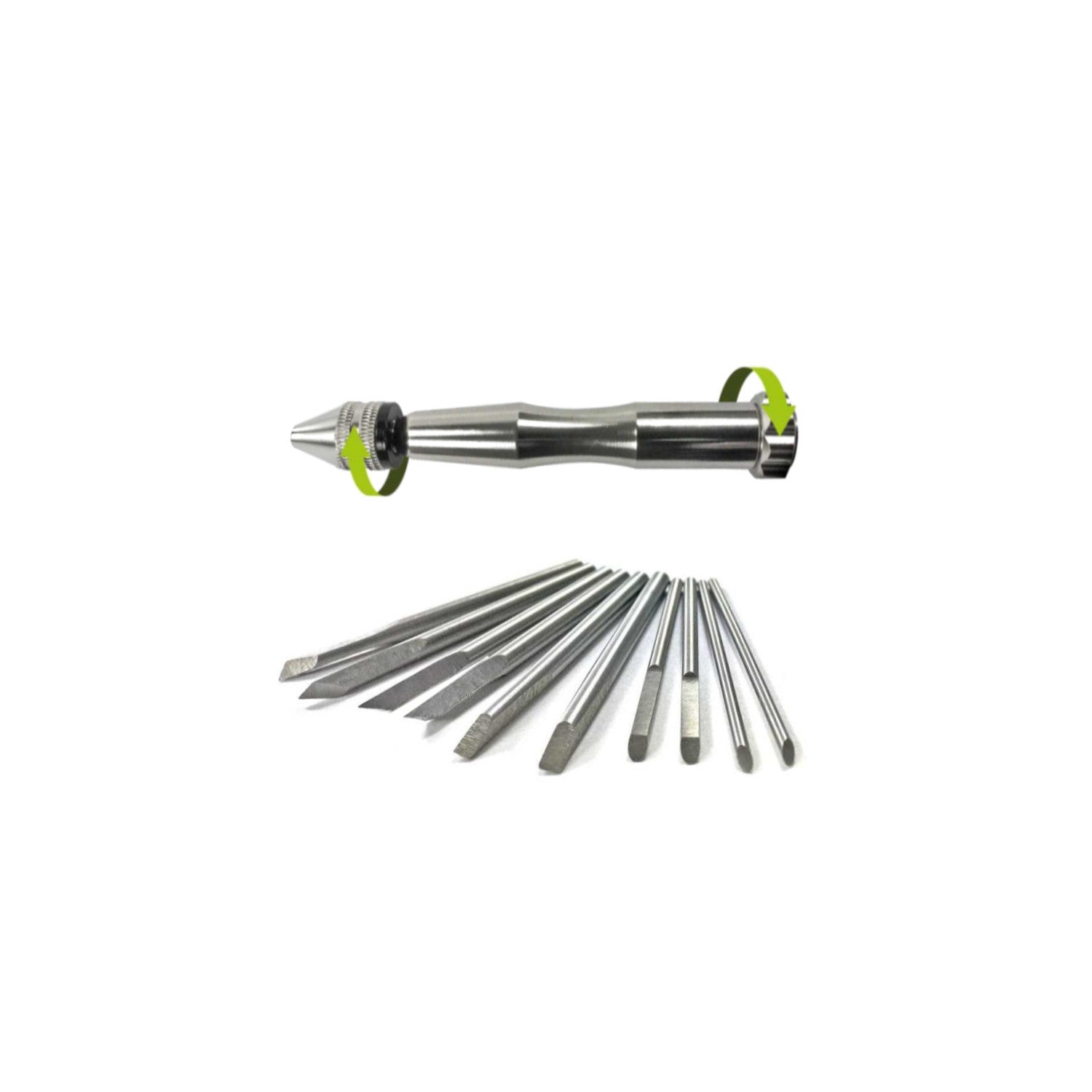 Hobby Carving Tool Set with 10 Chisel Tips