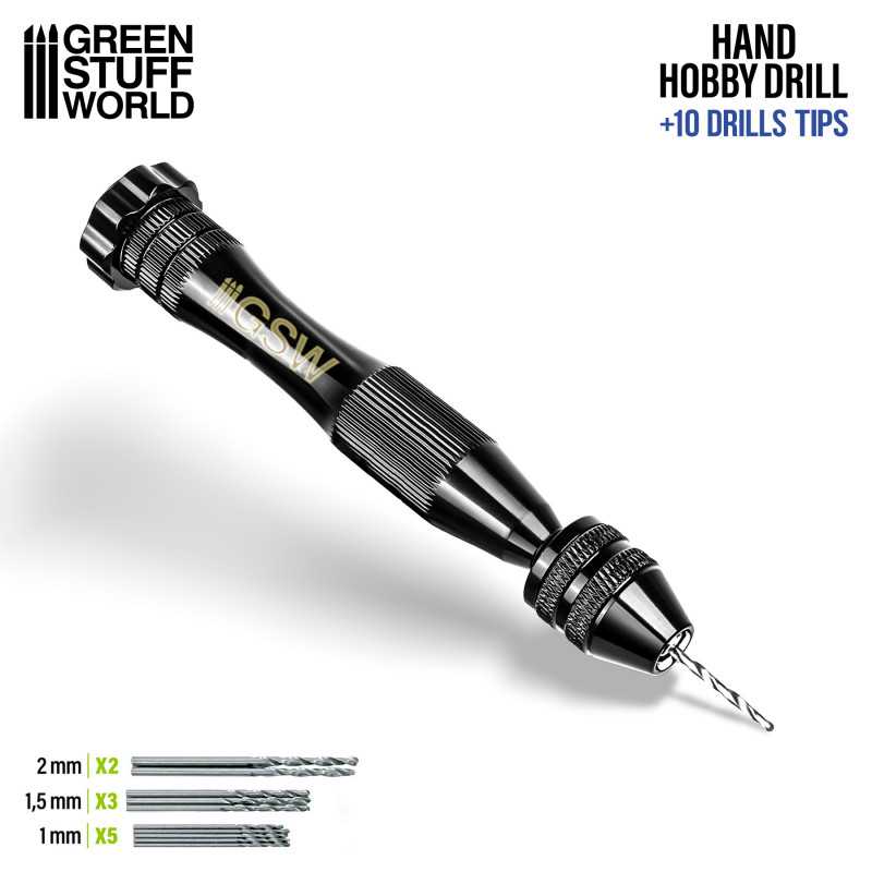 Green Stuff World: Hobby Hand Drill with 8 bits