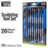 Sculpting Tools Set - 10pc