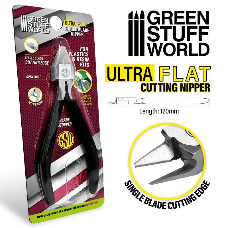 Green Stuff World: Ultra Flat Cutting Nipper Pliers | Buy Online from The Home Crafters
