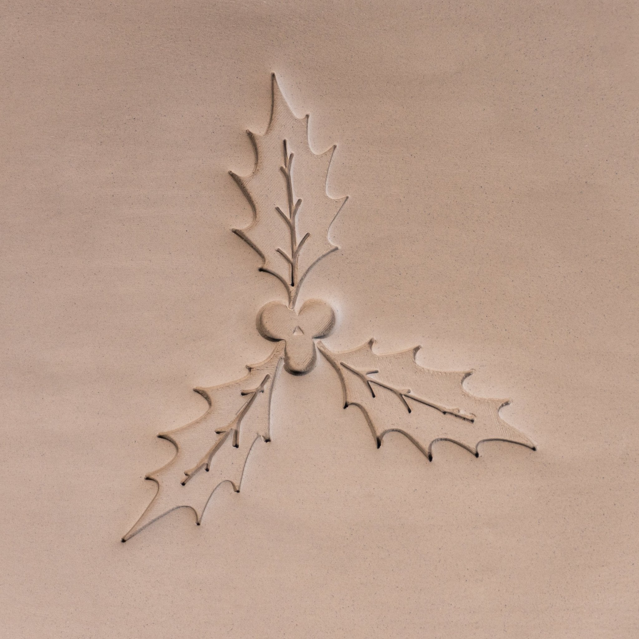 Holly Leaf & Berry Stamps - 3 Sizes | Buy Online from The Home Crafters