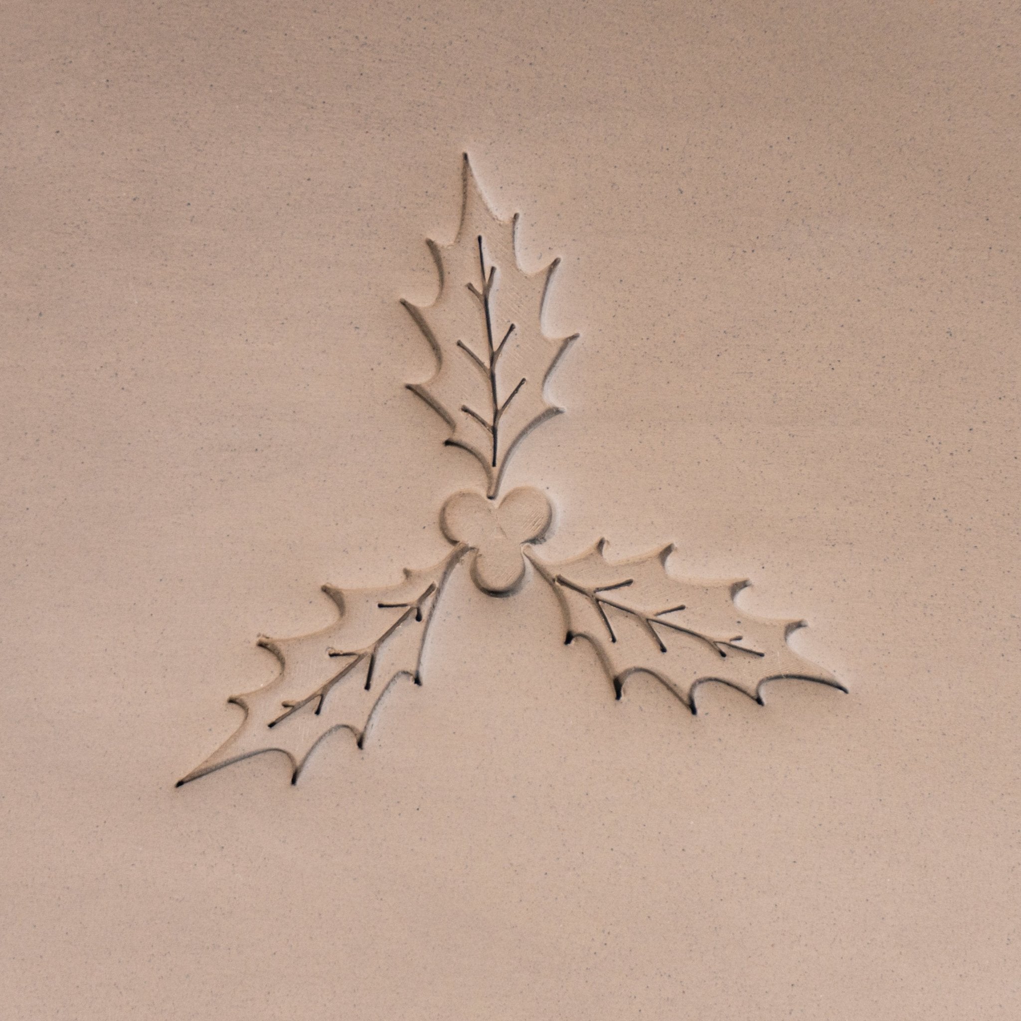 Holly Leaf & Berry Stamps - 3 Sizes | Buy Online from The Home Crafters