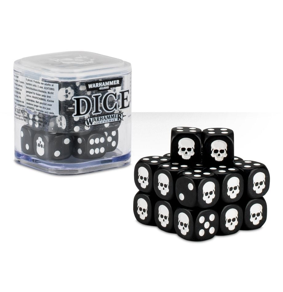 Warhammer 40k Age of Sigmar 12mm Dice Cube Set - 20pc