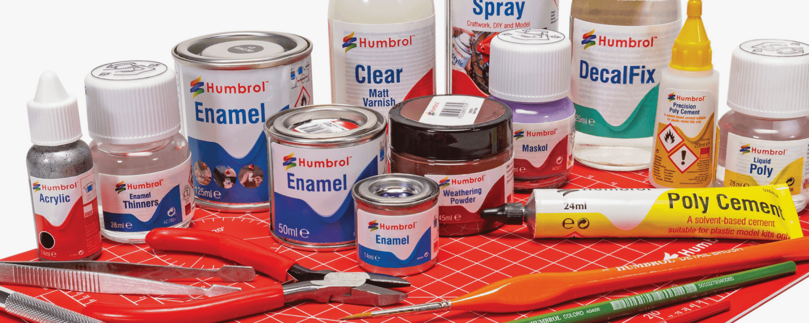 Humbrol Enamel Tinlets 14ml - Choose Your Colour | Buy Online from The Home Crafters