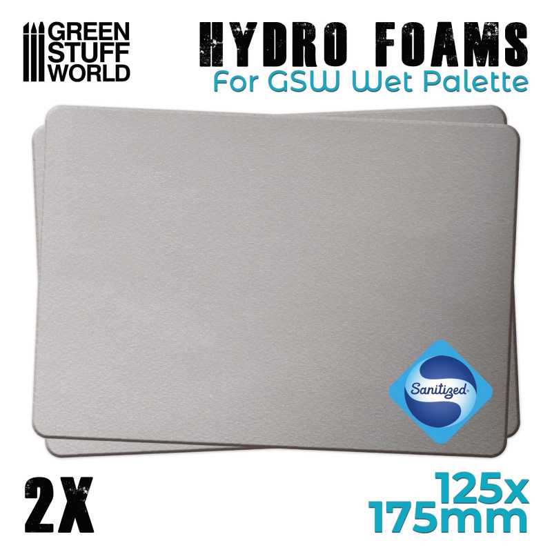 Green Stuff World: Wet Palette Hydro Foams x 2 | Buy Online from The Home Crafters