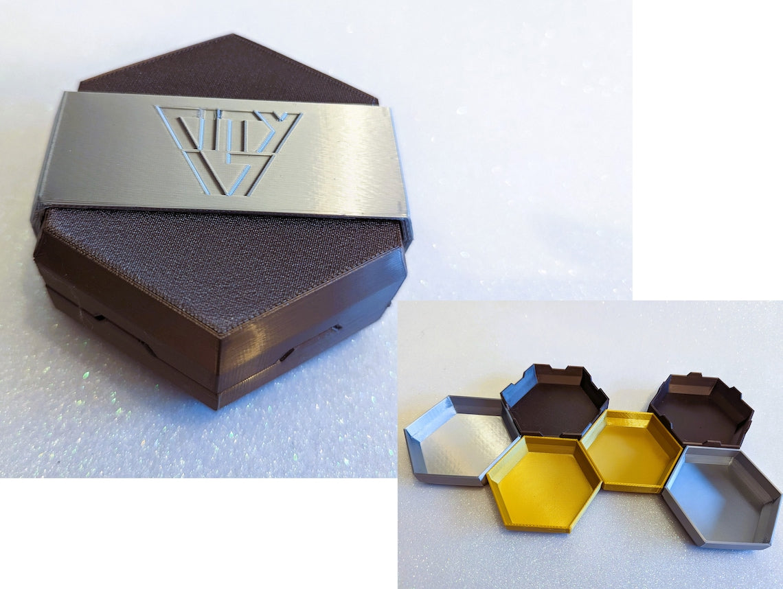 City 17 3d Printed Pocket Token Tray Set