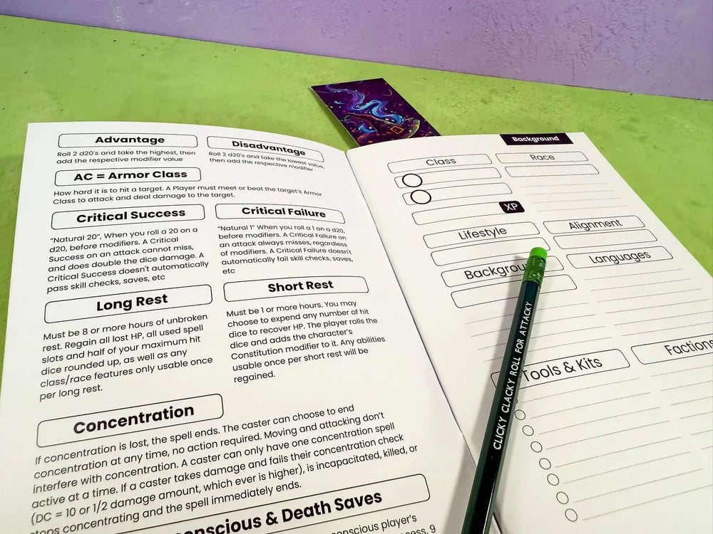 D&D Campaign Journal | RPG Notebook for 5e | Buy Online from The Home Crafters