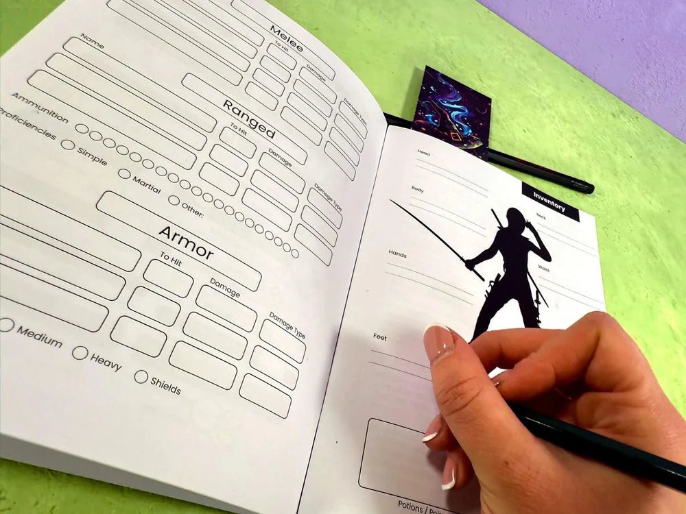 D&D Campaign Journal | RPG Notebook for 5e