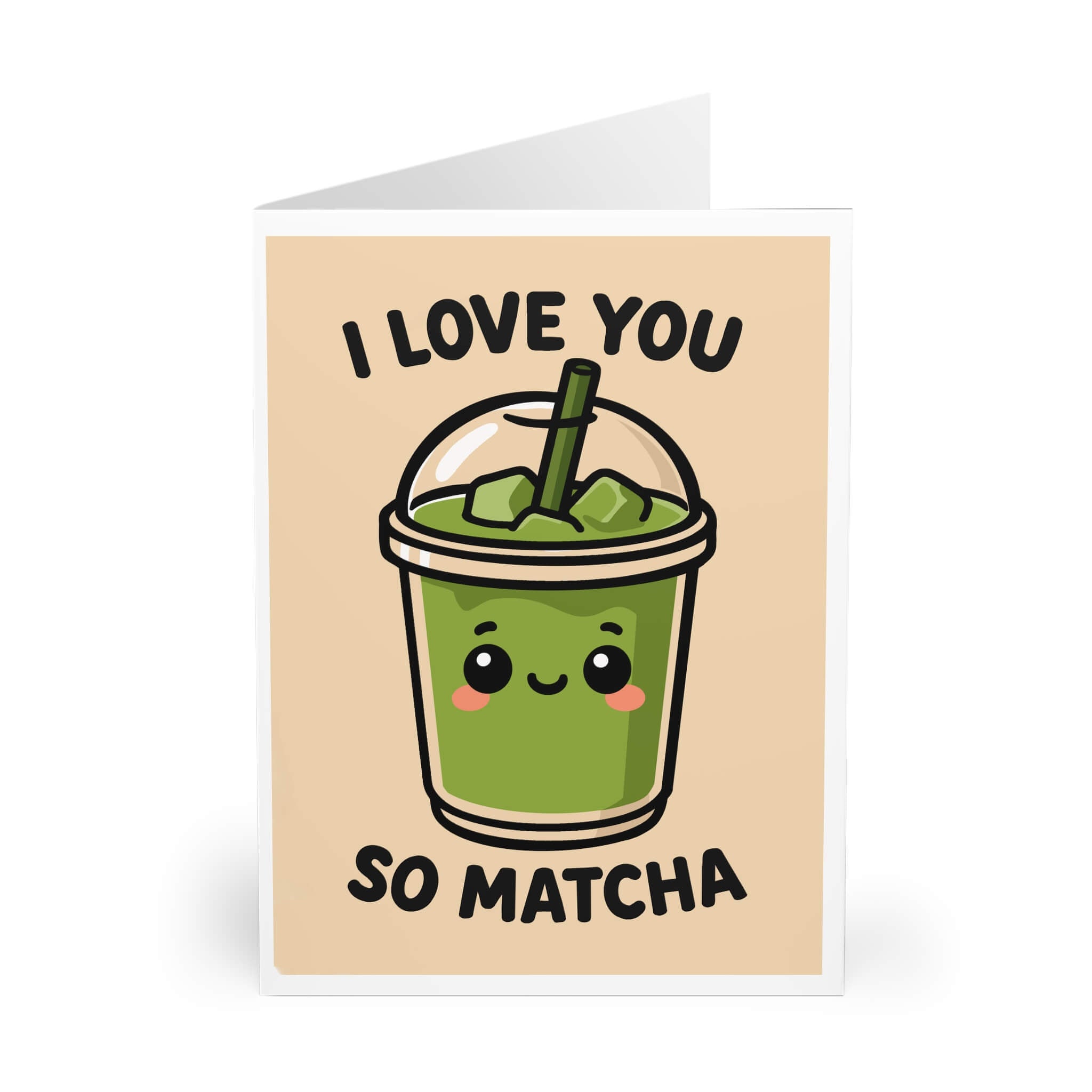 I Love You So Matcha Card | Buy Online from The Home Crafters