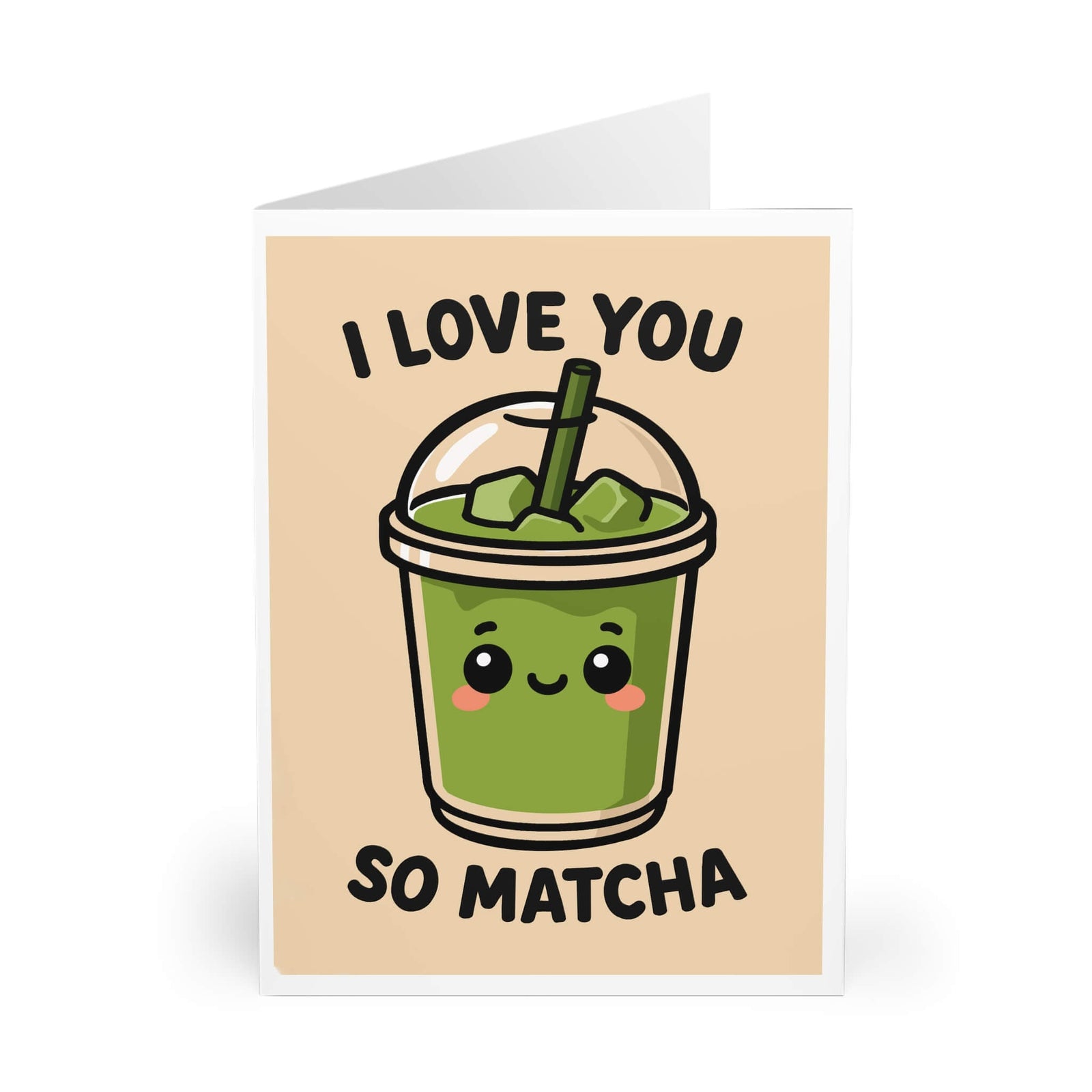I Love You So Matcha Card | Buy Online from The Home Crafters