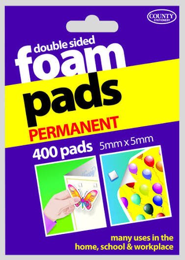 Double Sided Adhesive Foam Pads 5x5mm - 400pc | Buy Online from The Home Crafters