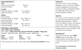 King Cole Ladies Scarf, Wrap and Hat Knitting Pattern 5834 - Chunky | Buy Online from The Home Crafters