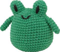 Knitty Critters Pouch Pals Crochet Kit - Franco The Frog