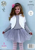 King Cole Easy Knit Childs Boleros Knitting Pattern 4539 - Yummy Chunky | Buy Online from The Home Crafters