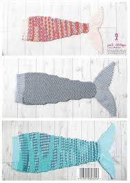 King Cole Mermaid Tail Blanket Crochet Pattern 4908 - Double Knit | Buy Online from The Home Crafters