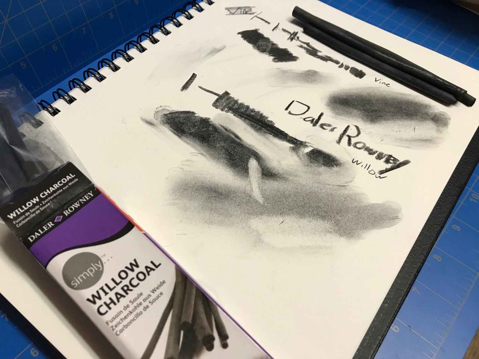 Daler Rowney Simply Willow Charcoal - 12pc | Buy Online from The Home Crafters