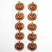 Halloween Handmade: Glitter Pumpkin Topper Stickers - 10pc | Buy Online from The Home Crafters