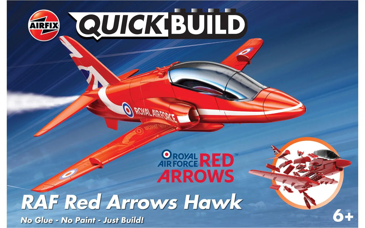 Airfix: Quickbuild Red Arrows Hawk J6018 | Buy Online from The Home Crafters