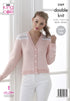 King Cole Ladies Cardigan & Waistcoat Knitting Pattern 5369 - Double Knit | Buy Online from The Home Crafters