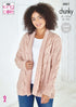 King Cole Ladies Jacket & Sweater Knitting Pattern 5821 - Chunky | Buy Online from The Home Crafters