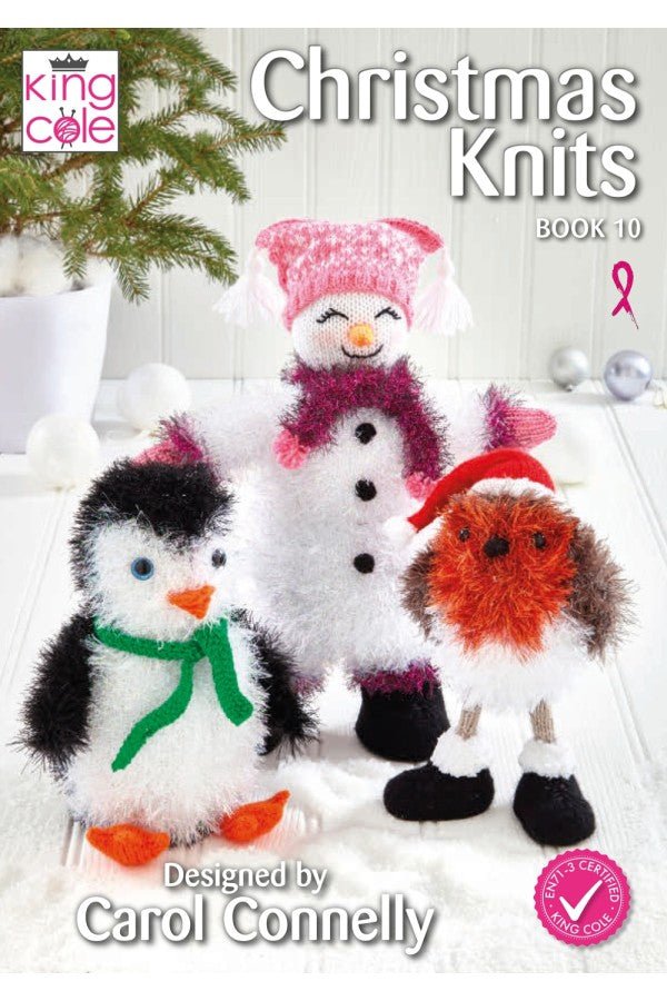 King Cole Christmas Knits - Pattern Book 10 | Buy Online from The Home Crafters