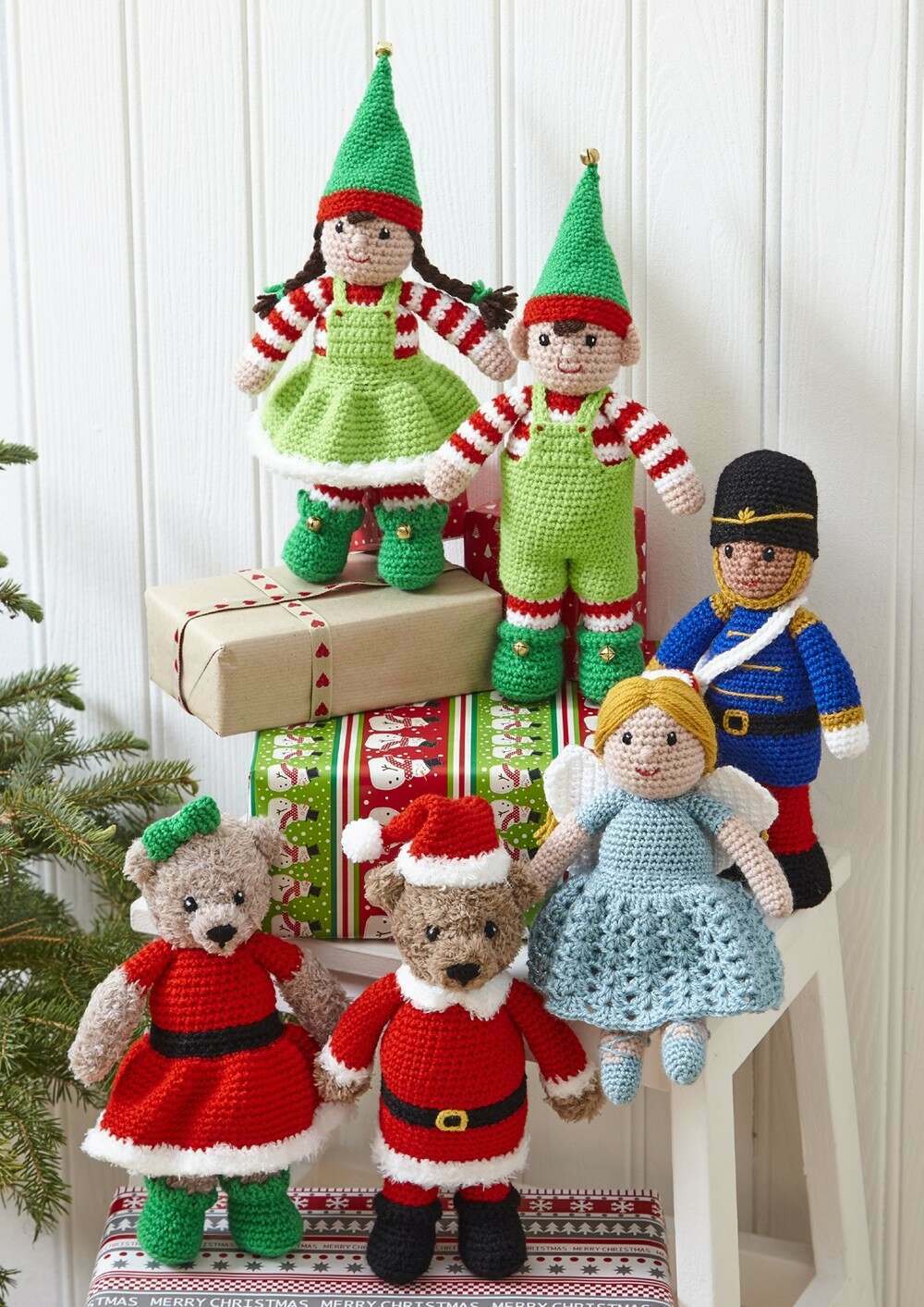 King Cole Christmas Crochet - Pattern Book 8 | Buy Online from The Home Crafters