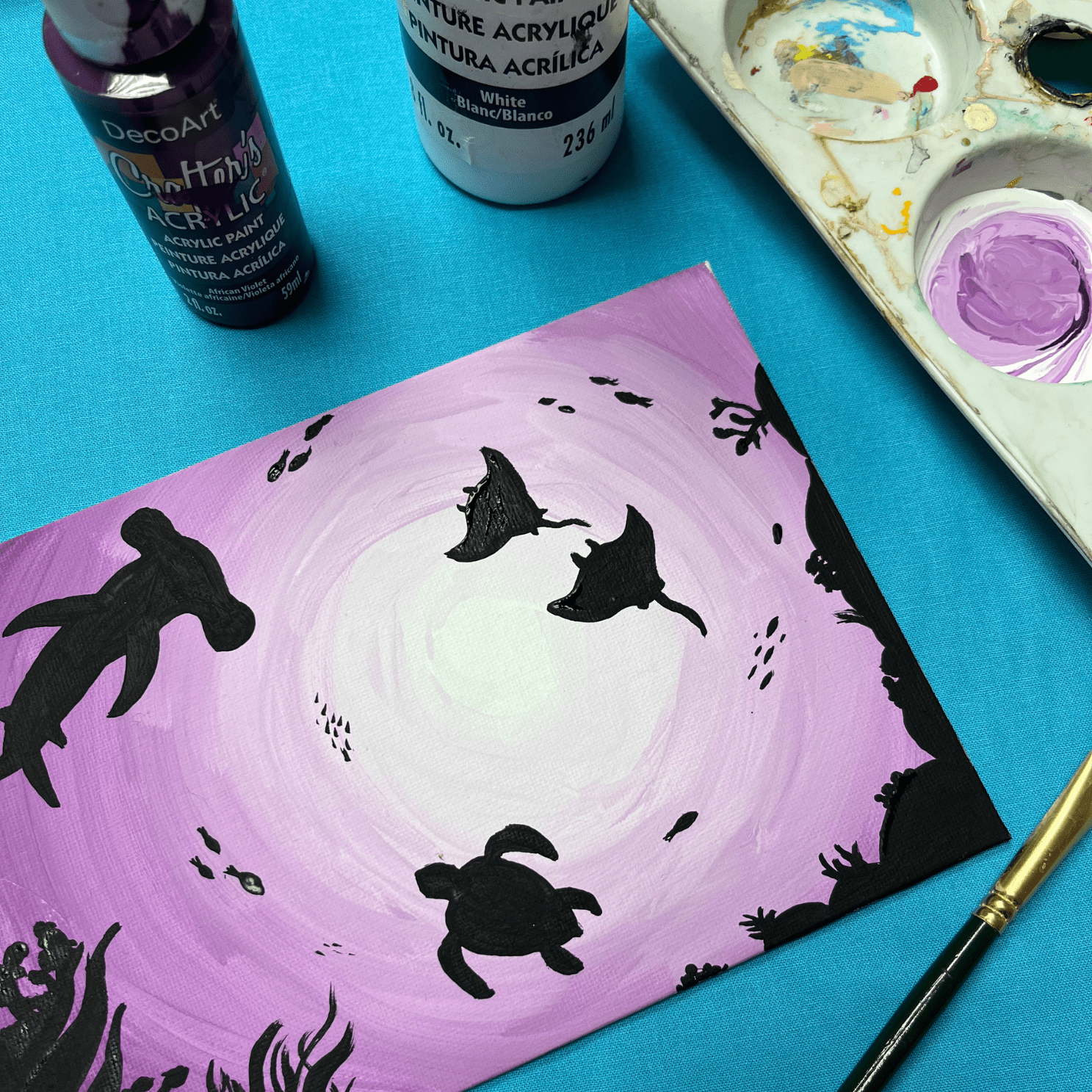 Half Term: Under the Sea Painting - Tuesday 17th February | Buy Online from The Home Crafters