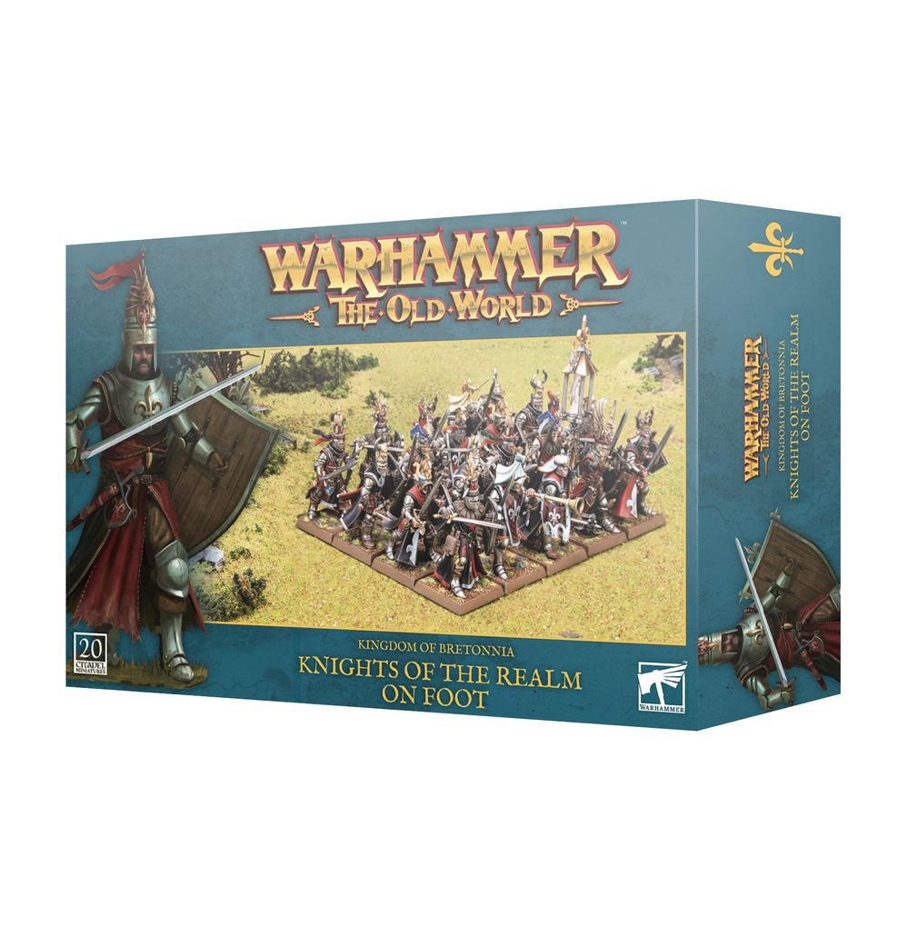 Kingdom of Bretonnia: Knights Of The Realm On Foot | Buy Online from The Home Crafters