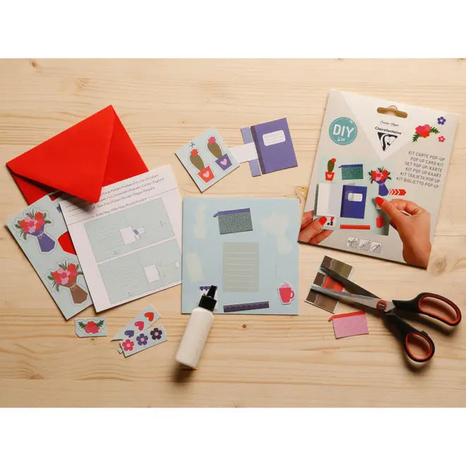 DIY Pop Up Card Kit - Office Life