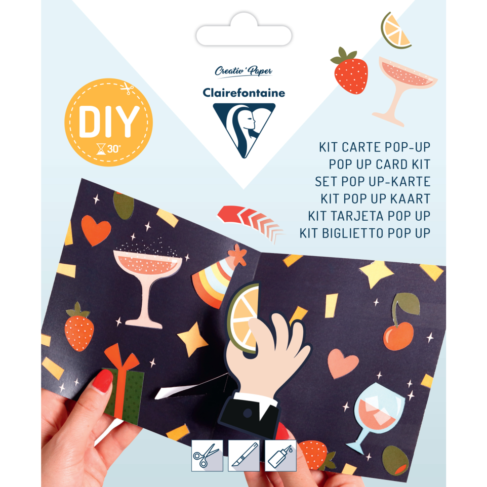 DIY Pop Up Card Kit - Ready for the Party