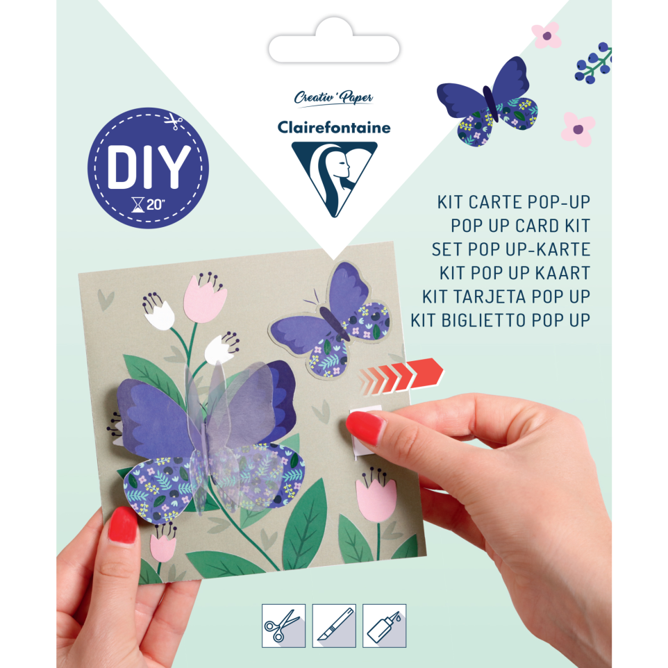 DIY Pop Up Card Kit - Butterflies