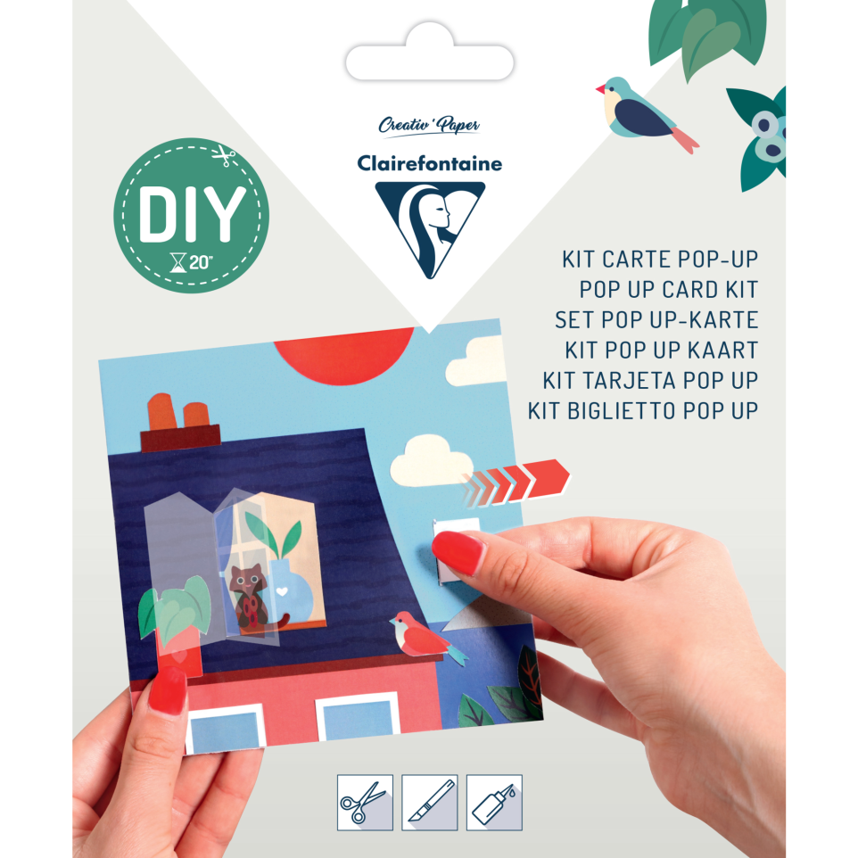 DIY Pop Up Card Kit - Holiday Home