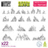Resin Bits: Special Effects - 1:48-1:35 Large Fires Flames - 22pc | Buy Online from The Home Crafters