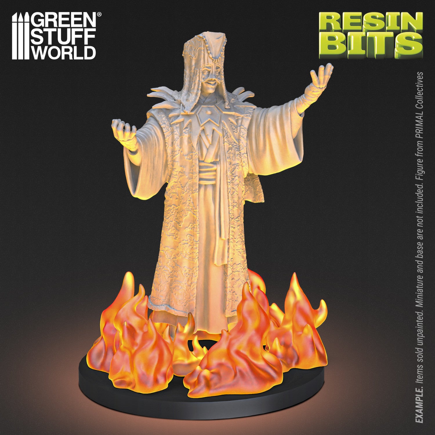 Resin Bits: Special Effects - 1:48-1:35 Large Fires Flames - 22pc | Buy Online from The Home Crafters