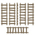 Resin Bits: Dungeons & Fantasy - 1:48-1:35 Large Wooden Ladders - 6pc | Buy Online from The Home Crafters